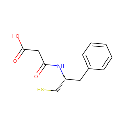 O=C(O)CC(=O)N[C@@H](CS)Cc1ccccc1 ZINC000005138995