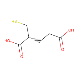 O=C(O)CC[C@@H](CS)C(=O)O ZINC000005112936