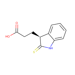 O=C(O)CC[C@@H]1C(=S)Nc2ccccc21 ZINC000013832575