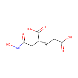 O=C(O)CC[C@H](CC(=O)NO)C(=O)O ZINC000001546288