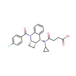 O=C(O)CCC(=O)N(C1CC1)[C@H]1c2ccccc2N(C(=O)c2ccc(F)cc2)[C@H]2CC[C@H]21 ZINC000204914722