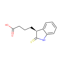 O=C(O)CCC[C@@H]1C(=S)Nc2ccccc21 ZINC000003809853