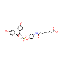 O=C(O)CCCCCCC(=O)Nc1ccc(OS(=O)(=O)[C@H]2C[C@H]3O[C@H]2C(c2ccc(O)cc2)=C3c2ccc(O)cc2)cc1 ZINC000473087590