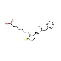 O=C(O)CCCCCCN1C(=S)CC[C@@H]1/C=C/[C@@H](O)Cc1ccccc1 ZINC000082152955