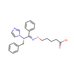 O=C(O)CCCCO/N=C(\c1ccccc1)[C@H](Cc1ccccc1)n1ccnc1 ZINC000006142469