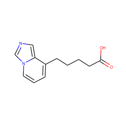 O=C(O)CCCCc1cccn2cncc12 ZINC000029410734