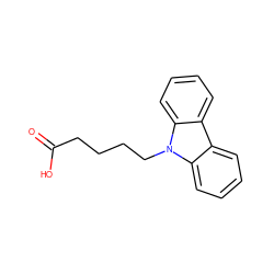 O=C(O)CCCCn1c2ccccc2c2ccccc21 ZINC000020474370