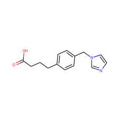 O=C(O)CCCc1ccc(Cn2ccnc2)cc1 ZINC000036242111