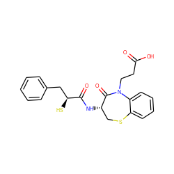 O=C(O)CCN1C(=O)[C@@H](NC(=O)[C@@H](S)Cc2ccccc2)CSc2ccccc21 ZINC000029474144