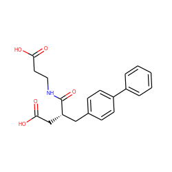 O=C(O)CCNC(=O)[C@@H](CC(=O)O)Cc1ccc(-c2ccccc2)cc1 ZINC000165631626