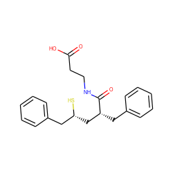 O=C(O)CCNC(=O)[C@H](Cc1ccccc1)C[C@@H](S)Cc1ccccc1 ZINC000029545774