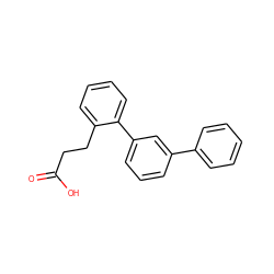 O=C(O)CCc1ccccc1-c1cccc(-c2ccccc2)c1 ZINC000013554031