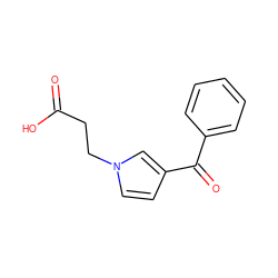 O=C(O)CCn1ccc(C(=O)c2ccccc2)c1 ZINC000045368385