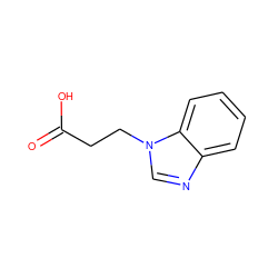 O=C(O)CCn1cnc2ccccc21 ZINC000000194295