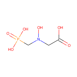 O=C(O)CN(O)CP(=O)(O)O ZINC000026719972