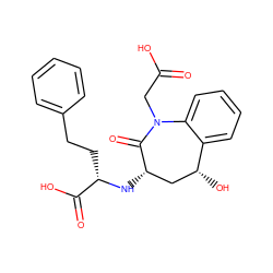 O=C(O)CN1C(=O)[C@@H](N[C@@H](CCc2ccccc2)C(=O)O)C[C@@H](O)c2ccccc21 ZINC000013737331