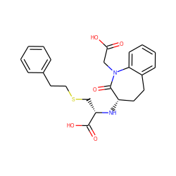 O=C(O)CN1C(=O)[C@@H](N[C@@H](CSCCc2ccccc2)C(=O)O)CCc2ccccc21 ZINC000029339015