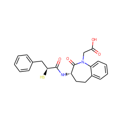 O=C(O)CN1C(=O)[C@@H](NC(=O)[C@@H](S)Cc2ccccc2)CCc2ccccc21 ZINC000003805454