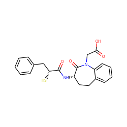 O=C(O)CN1C(=O)[C@@H](NC(=O)[C@H](S)Cc2ccccc2)CCc2ccccc21 ZINC000029472886