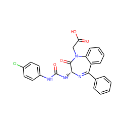 O=C(O)CN1C(=O)[C@@H](NC(=O)Nc2ccc(Cl)cc2)N=C(c2ccccc2)c2ccccc21 ZINC000013732618