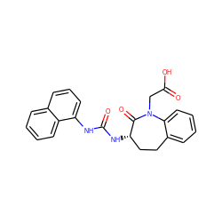 O=C(O)CN1C(=O)[C@@H](NC(=O)Nc2cccc3ccccc23)CCc2ccccc21 ZINC000001534230