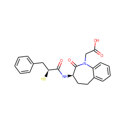 O=C(O)CN1C(=O)[C@H](NC(=O)[C@@H](S)Cc2ccccc2)CCc2ccccc21 ZINC000001886981