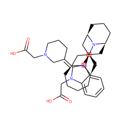 O=C(O)CN1CCC/C(=C2/N(CC(=O)O)c3ccccc3N2[C@@H]2C[C@@H]3CCC[C@H](C2)N3[C@H]2C[C@H]3CCCC[C@H](C3)C2)C1 ZINC000473215507