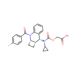 O=C(O)COC(=O)N(C1CC1)[C@H]1c2ccccc2N(C(=O)c2ccc(F)cc2)[C@H]2CC[C@H]21 ZINC000208793482