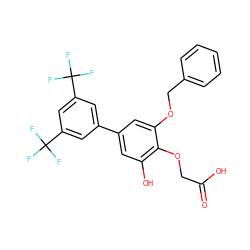 O=C(O)COc1c(O)cc(-c2cc(C(F)(F)F)cc(C(F)(F)F)c2)cc1OCc1ccccc1 ZINC000028825960