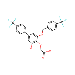 O=C(O)COc1c(O)cc(-c2ccc(C(F)(F)F)cc2)cc1OCc1ccc(C(F)(F)F)cc1 ZINC000028825962