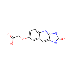 O=C(O)COc1ccc2nc3[nH]c(=O)[nH]c3cc2c1 ZINC000013725581