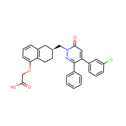 O=C(O)COc1cccc2c1CC[C@H](Cn1nc(-c3ccccc3)c(-c3cccc(Cl)c3)cc1=O)C2 ZINC000299859423