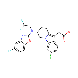 O=C(O)Cc1c2n(c3cc(Cl)ccc13)C[C@H](N(CC(F)F)c1nc3cc(F)ccc3o1)CC2 ZINC000203539118