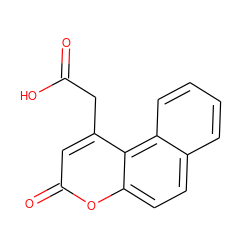 O=C(O)Cc1cc(=O)oc2ccc3ccccc3c12 ZINC000003158095