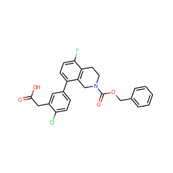 O=C(O)Cc1cc(-c2ccc(F)c3c2CN(C(=O)OCc2ccccc2)CC3)ccc1Cl ZINC000143999462