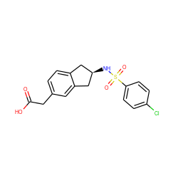 O=C(O)Cc1ccc2c(c1)C[C@H](NS(=O)(=O)c1ccc(Cl)cc1)C2 ZINC000006093149