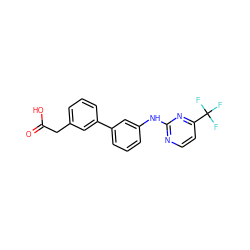 O=C(O)Cc1cccc(-c2cccc(Nc3nccc(C(F)(F)F)n3)c2)c1 ZINC001772638946