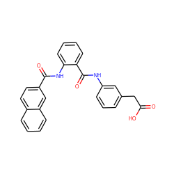 O=C(O)Cc1cccc(NC(=O)c2ccccc2NC(=O)c2ccc3ccccc3c2)c1 ZINC000299864809