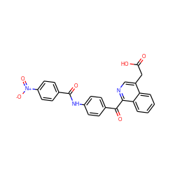 O=C(O)Cc1cnc(C(=O)c2ccc(NC(=O)c3ccc([N+](=O)[O-])cc3)cc2)c2ccccc12 ZINC000103256261