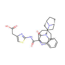 O=C(O)Cc1csc(NC(=O)c2nc3ccccc3n([C@@H]3C[C@@H]4CC[C@H](C3)N4C3CCCCCCC3)c2=O)n1 ZINC000114711466