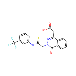 O=C(O)Cc1nn(CC(=S)Nc2cccc(C(F)(F)F)c2)c(=O)c2ccccc12 ZINC000000599192