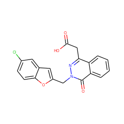 O=C(O)Cc1nn(Cc2cc3cc(Cl)ccc3o2)c(=O)c2ccccc12 ZINC000013449002