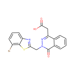 O=C(O)Cc1nn(Cc2nc3cccc(Br)c3s2)c(=O)c2ccccc12 ZINC000013860760