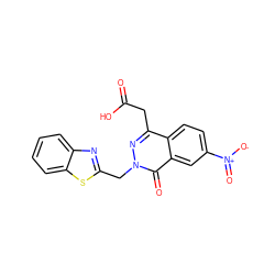 O=C(O)Cc1nn(Cc2nc3ccccc3s2)c(=O)c2cc([N+](=O)[O-])ccc12 ZINC000013860793