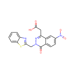 O=C(O)Cc1nn(Cc2nc3ccccc3s2)c(=O)c2ccc([N+](=O)[O-])cc12 ZINC000013860794