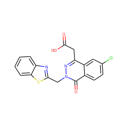 O=C(O)Cc1nn(Cc2nc3ccccc3s2)c(=O)c2ccc(Cl)cc12 ZINC000013860790