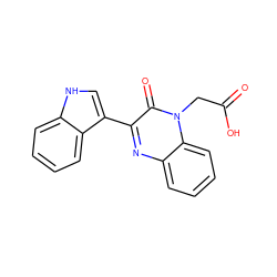 O=C(O)Cn1c(=O)c(-c2c[nH]c3ccccc23)nc2ccccc21 ZINC000299866576