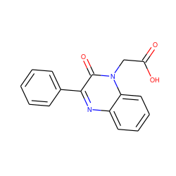 O=C(O)Cn1c(=O)c(-c2ccccc2)nc2ccccc21 ZINC000004512214