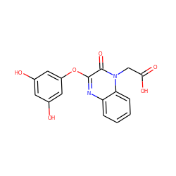 O=C(O)Cn1c(=O)c(Oc2cc(O)cc(O)c2)nc2ccccc21 ZINC000473086010