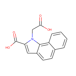 O=C(O)Cn1c(C(=O)O)cc2ccc3ccccc3c21 ZINC000058631253